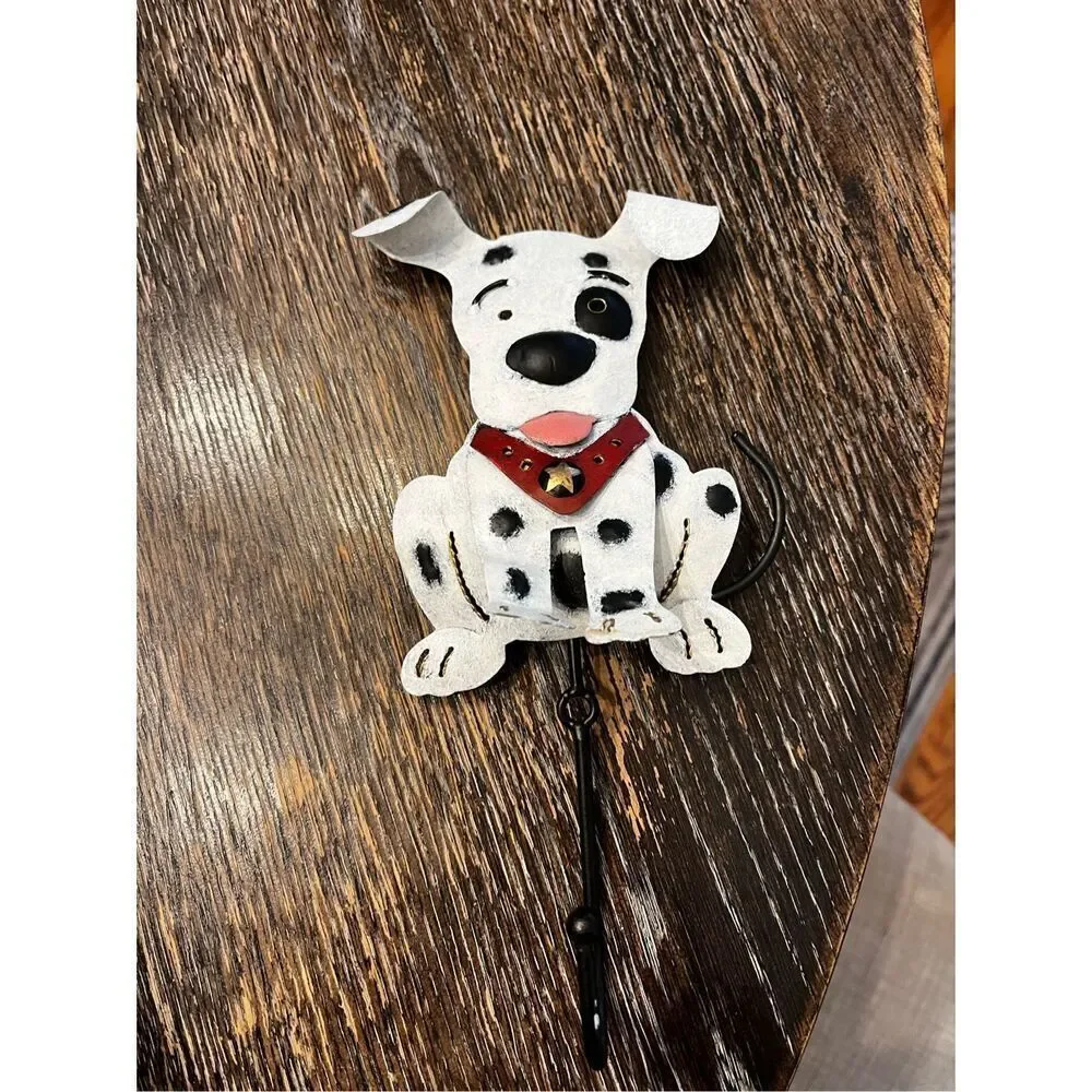 Dalmatian Metal 3D Dog Wall Hook New